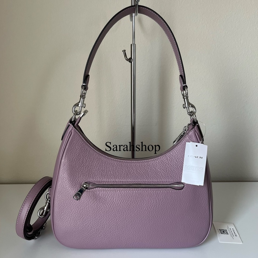 ✅Coach Teri Hobo Bag In Refined Pebble Leather - Picture 6 of 13